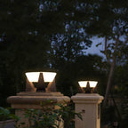 Lámpara solar LED para exteriores | Forma pura y luz potente