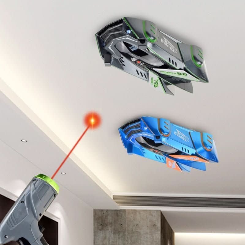GRAVITYRACER – Coche RC de escalada en paredes controlado por láser para niños