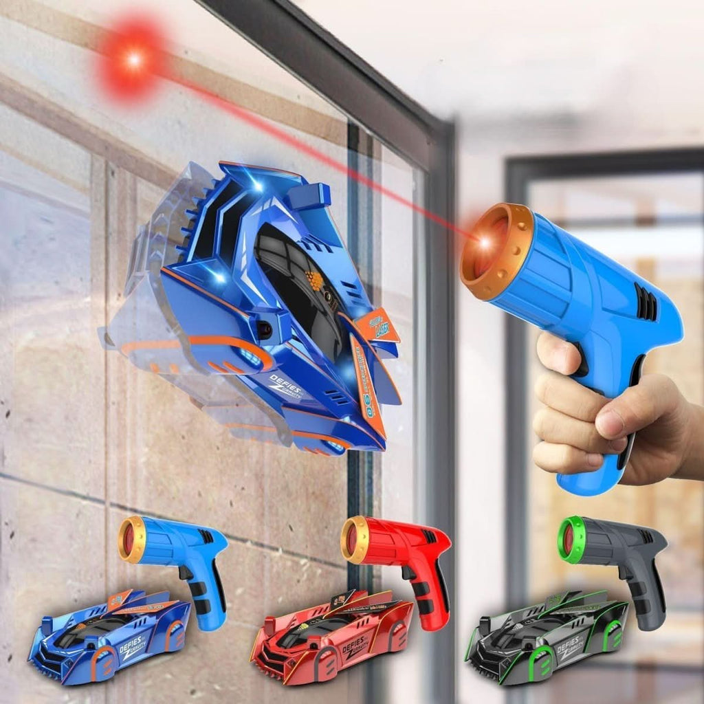 GRAVITYRACER – Coche RC de escalada en paredes controlado por láser para niños