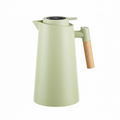 LATTEA THERMO – Termo de doble pared con indicador de temperatura y asa de madera