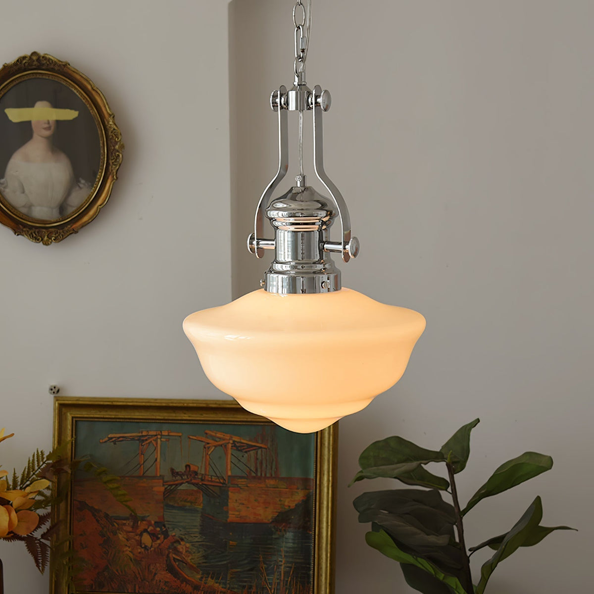 Amaris | Lámpara colgante de vidrio estilo vintage