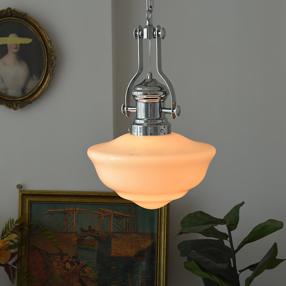 Amaris | Lámpara colgante de vidrio estilo vintage