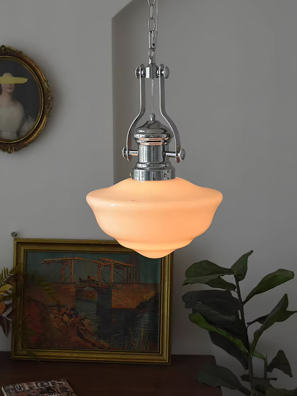 Amaris | Lámpara colgante de vidrio estilo vintage
