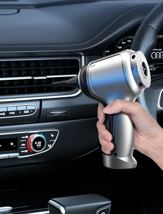 Aspiradora inalámbrica de mano – potente succión de 95 000 Pa para el hogar y el coche – ideal para un orden elegante y rápido en cualquier lugar