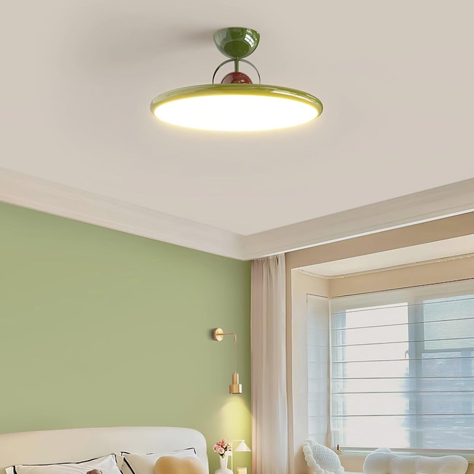 Lámpara de techo LED – redonda, blanca cálida y moderna