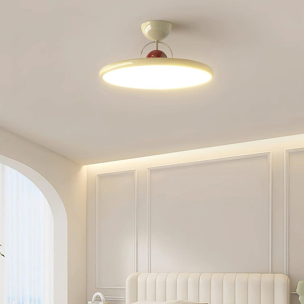 Lámpara de techo LED – redonda, blanca cálida y moderna