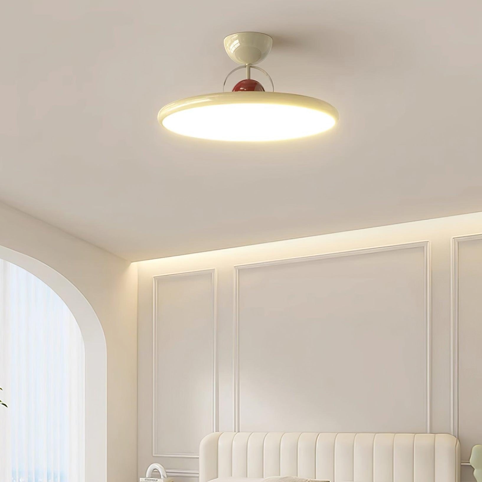 Lámpara de techo LED – redonda, blanca cálida y moderna