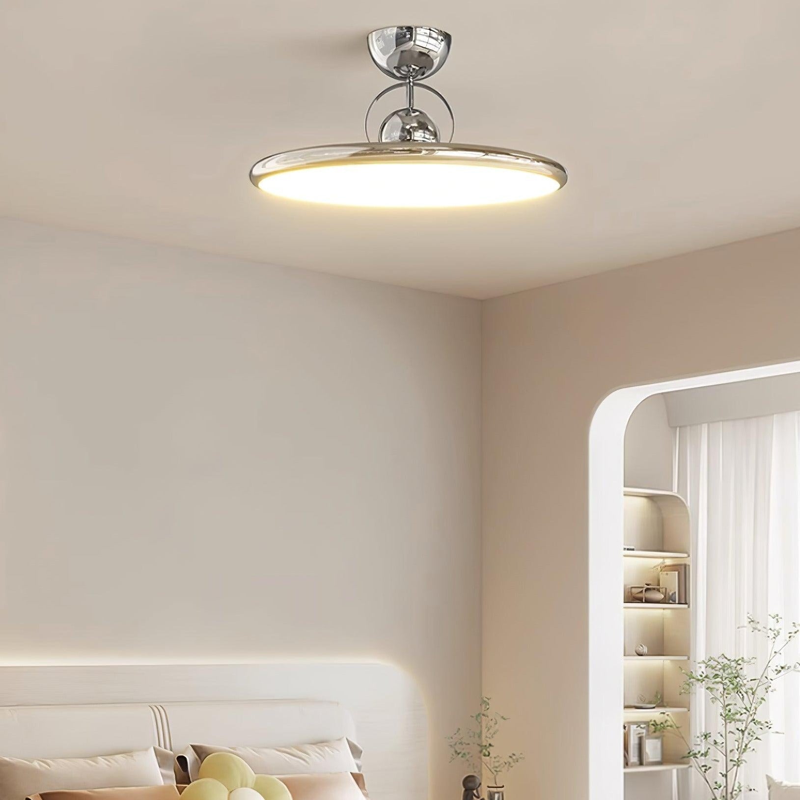 Lámpara de techo LED – redonda, blanca cálida y moderna