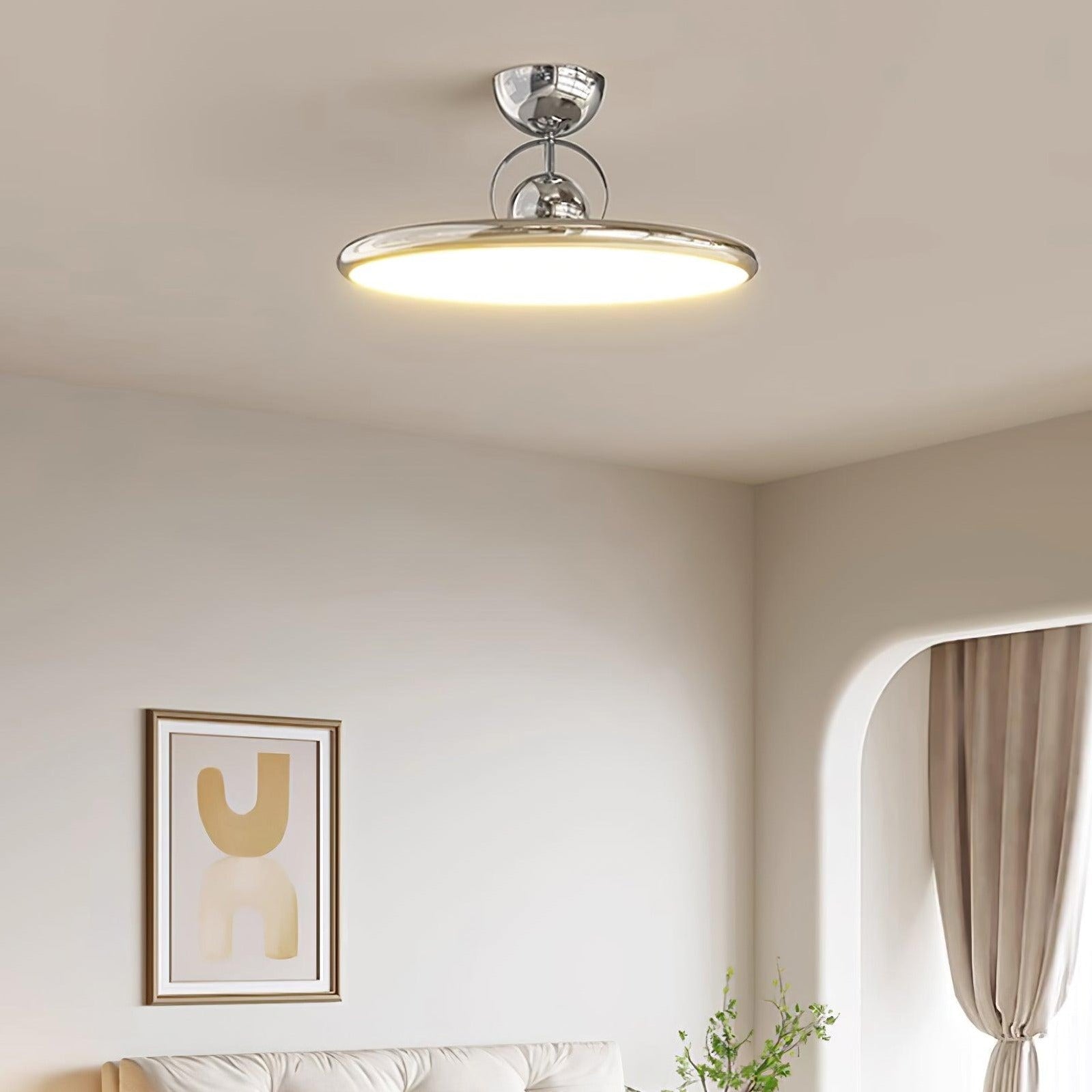 Lámpara de techo LED – redonda, blanca cálida y moderna