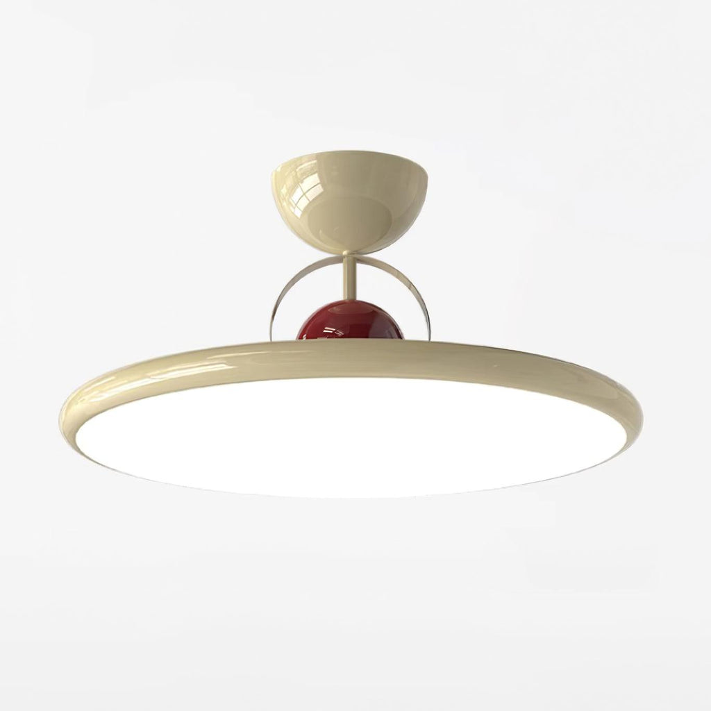 Lámpara de techo LED – redonda, blanca cálida y moderna