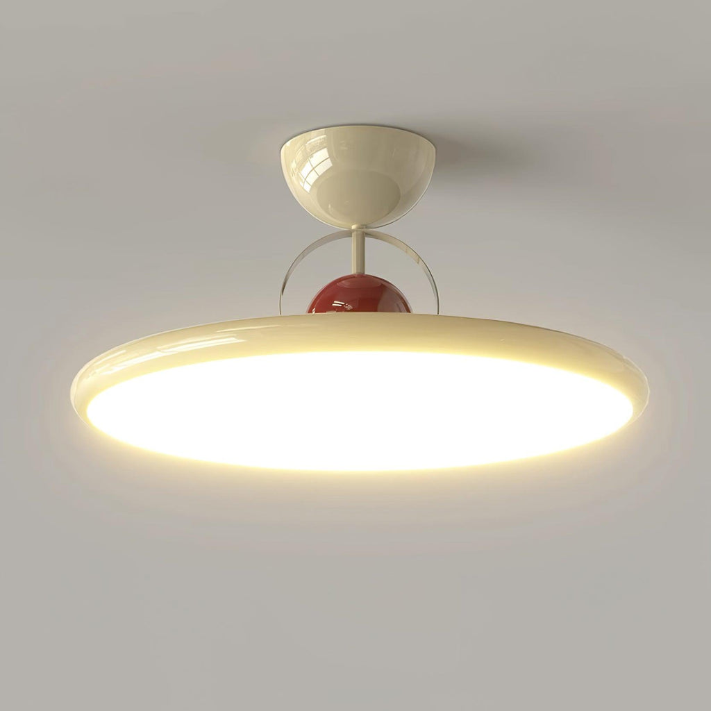 Lámpara de techo LED – redonda, blanca cálida y moderna