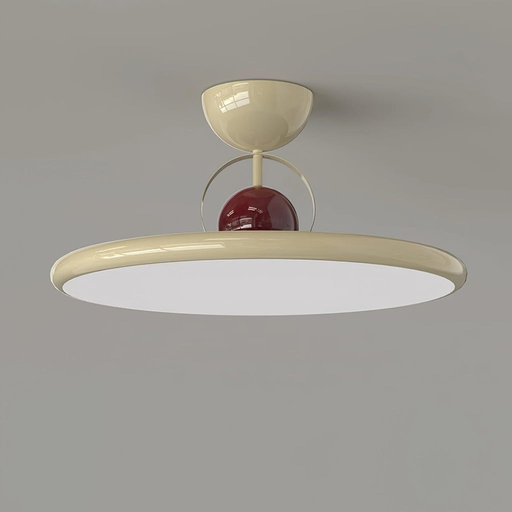 Lámpara de techo LED – redonda, blanca cálida y moderna