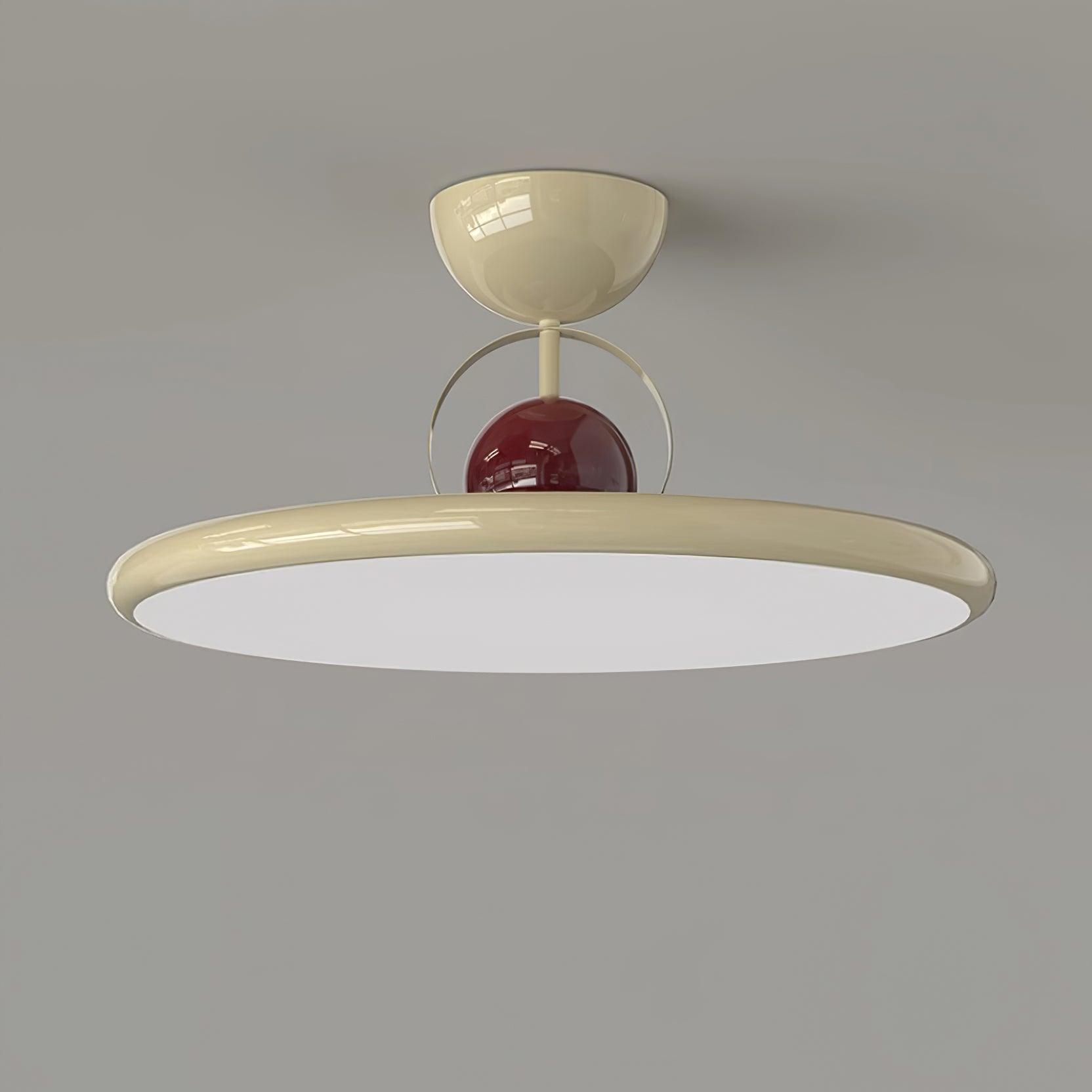 Lámpara de techo LED – redonda, blanca cálida y moderna