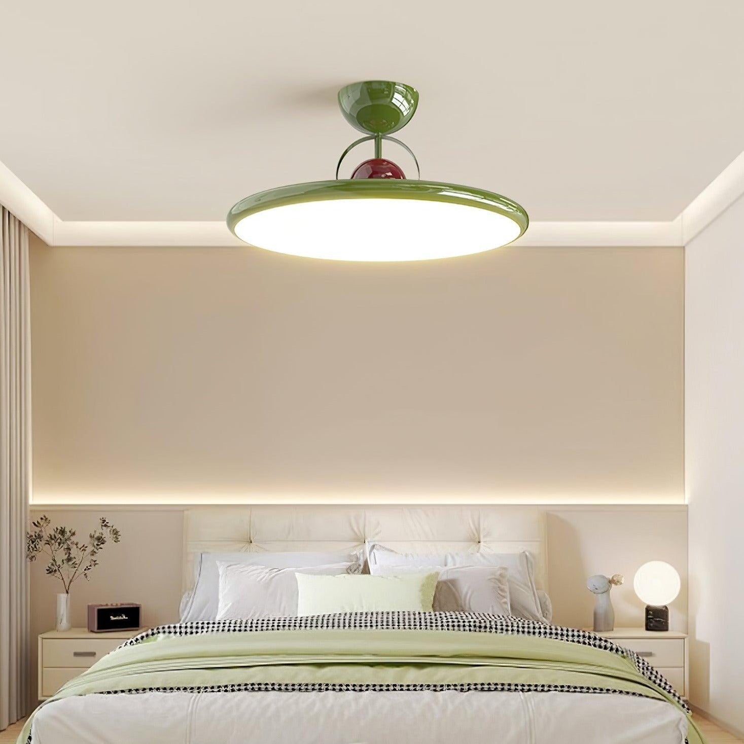 Lámpara de techo LED – redonda, blanca cálida y moderna