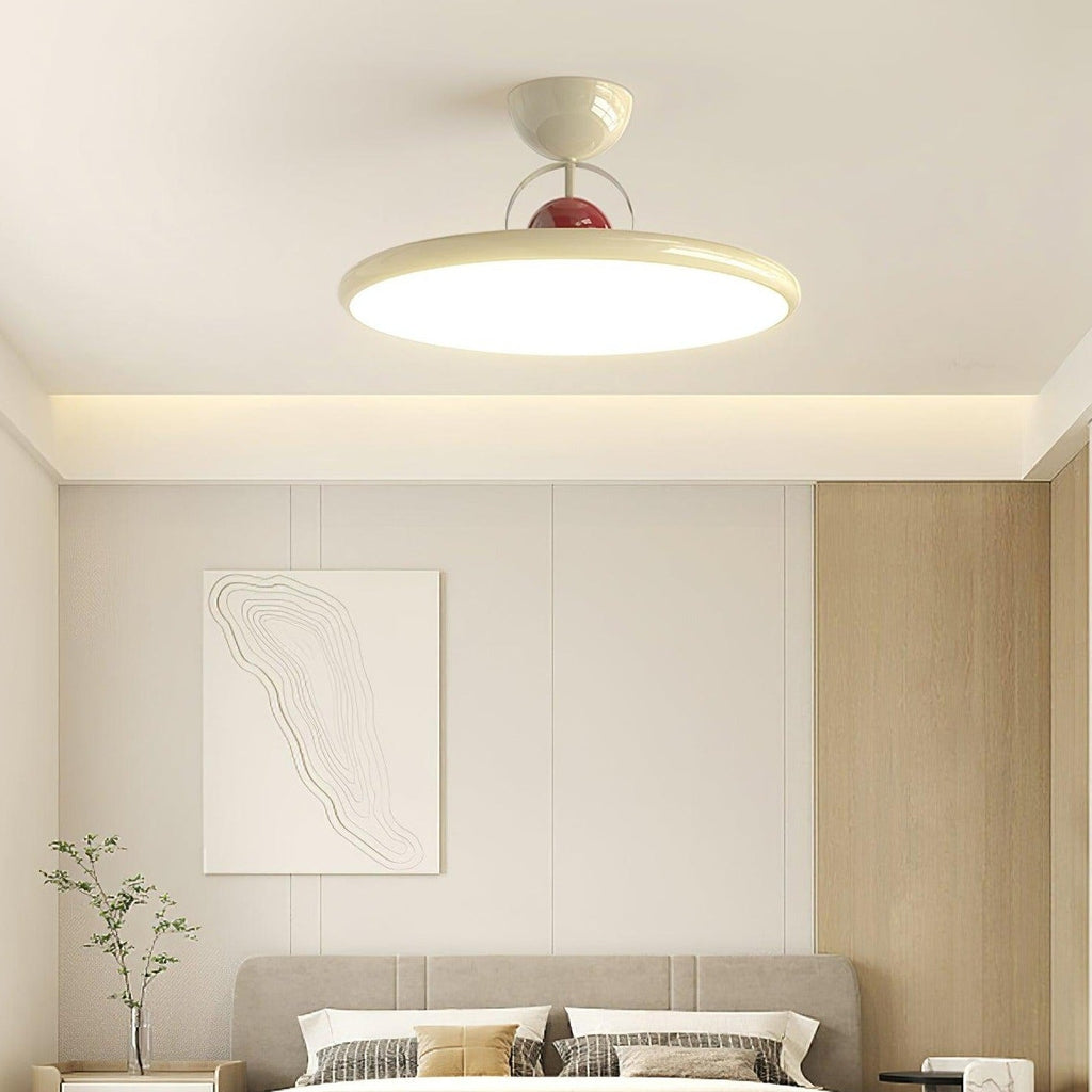 Lámpara de techo LED – redonda, blanca cálida y moderna