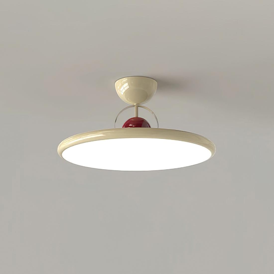 Lámpara de techo LED – redonda, blanca cálida y moderna