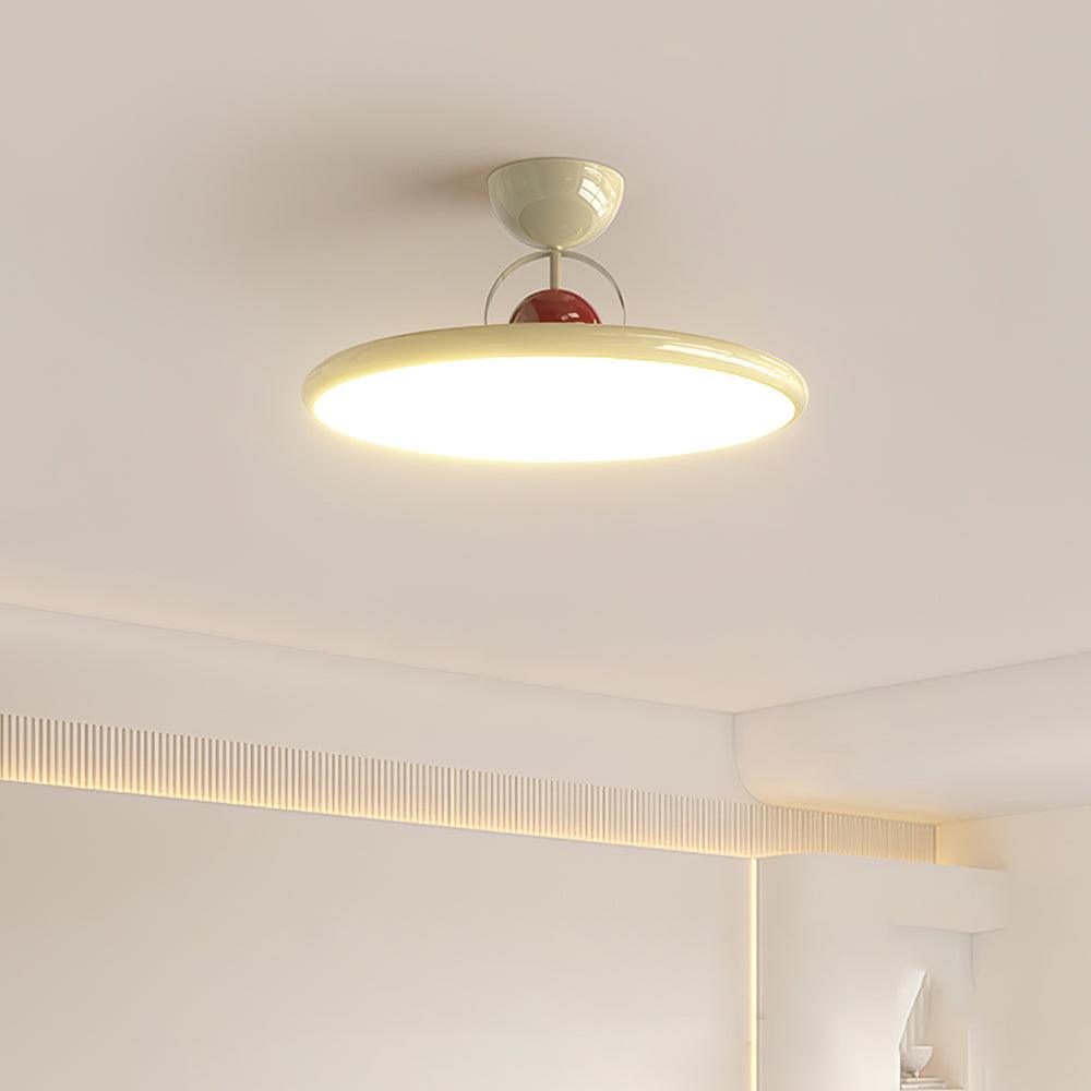 Lámpara de techo LED – redonda, blanca cálida y moderna