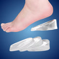 Insertos Elevadores de Talón de Gel de Silicona LiftComfort | Aumento de Altura - Alivio del Dolor para la Fascitis Plantar - Amortiguación de Impactos - Mejor Postura Kalsten