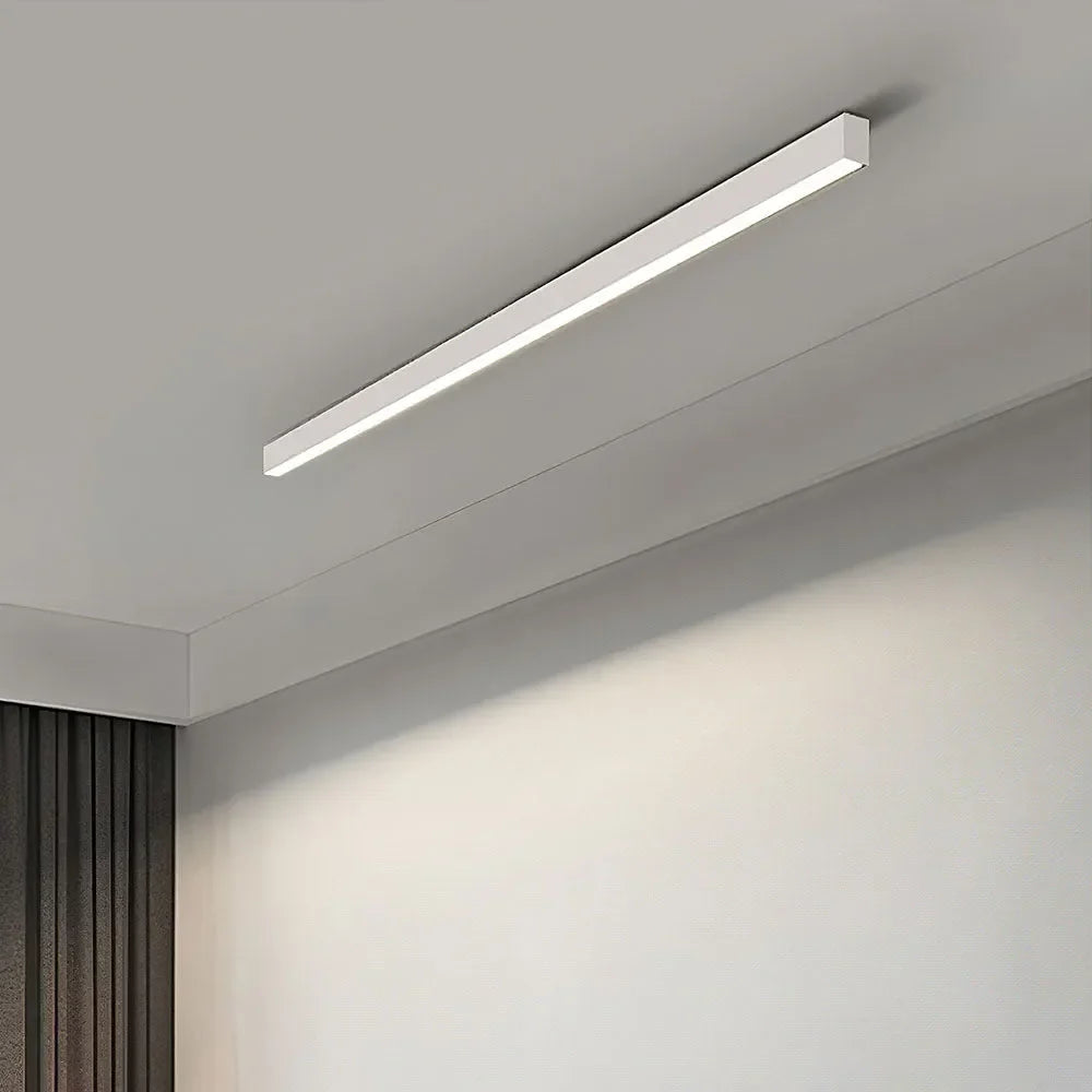 Luz Colgante/Empotrada LED Lineal - Ajustable de Tres Colores