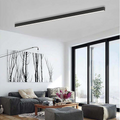 Luz Colgante/Empotrada LED Lineal - Ajustable de Tres Colores