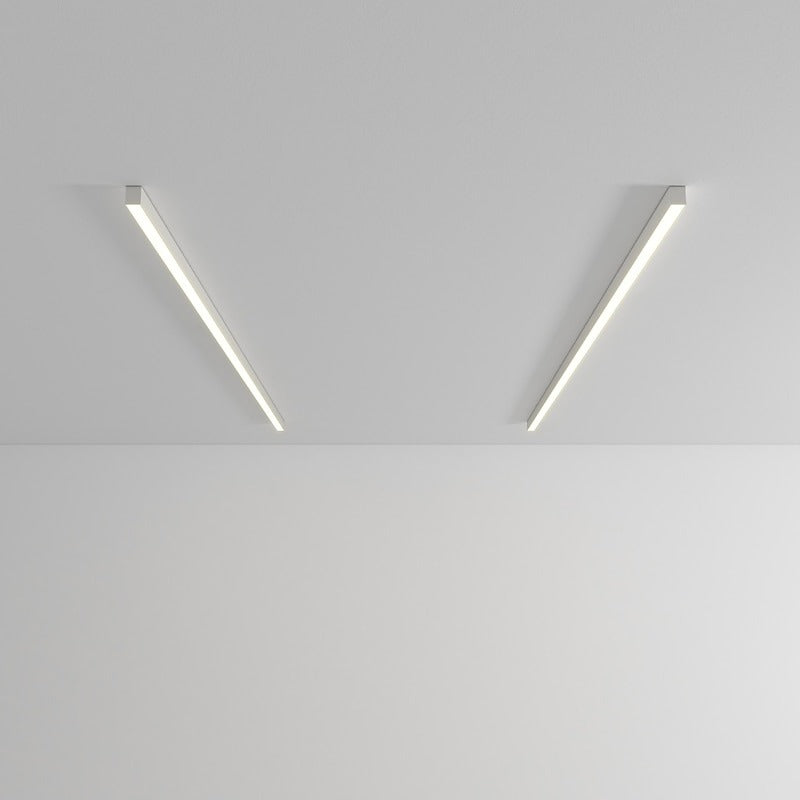 Luz Colgante/Empotrada LED Lineal - Ajustable de Tres Colores