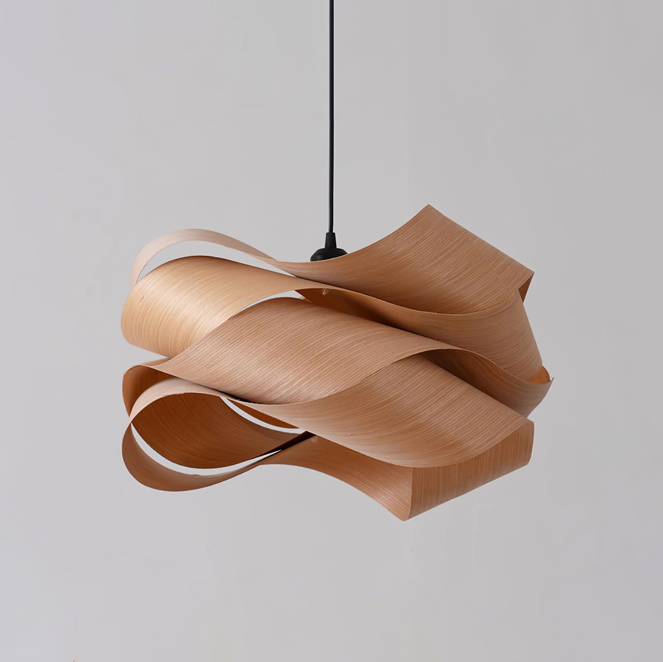 Lirado – lámpara colgante de diseño en estilo madera