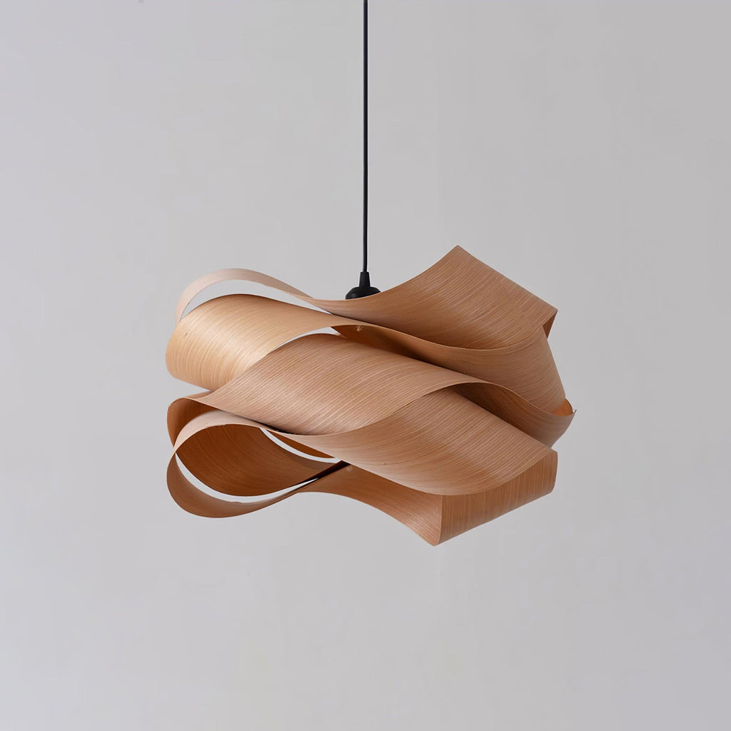 Lirado – lámpara colgante de diseño en estilo madera