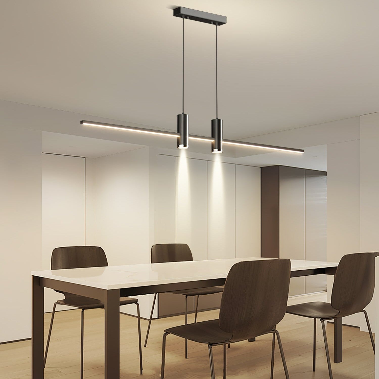 Linn | Lámpara colgante de metal minimalista