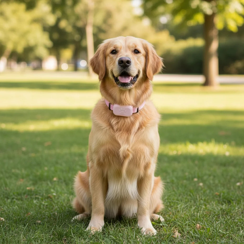 Localizador GPS para mascotas con localización en tiempo real y alertas de movimiento para perros y gatos – compacto y compatible con iOS
