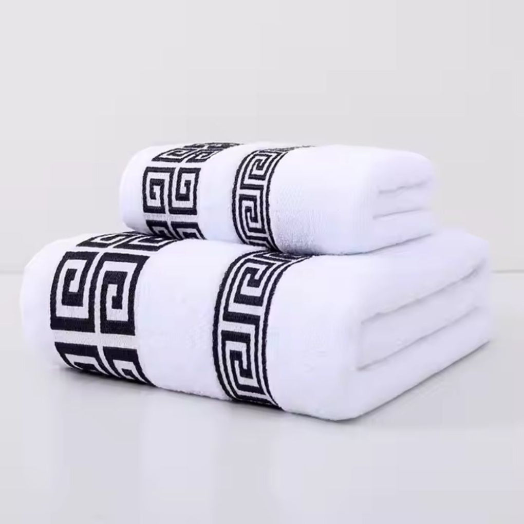 Juego de toallas de algodón premium 2-pack