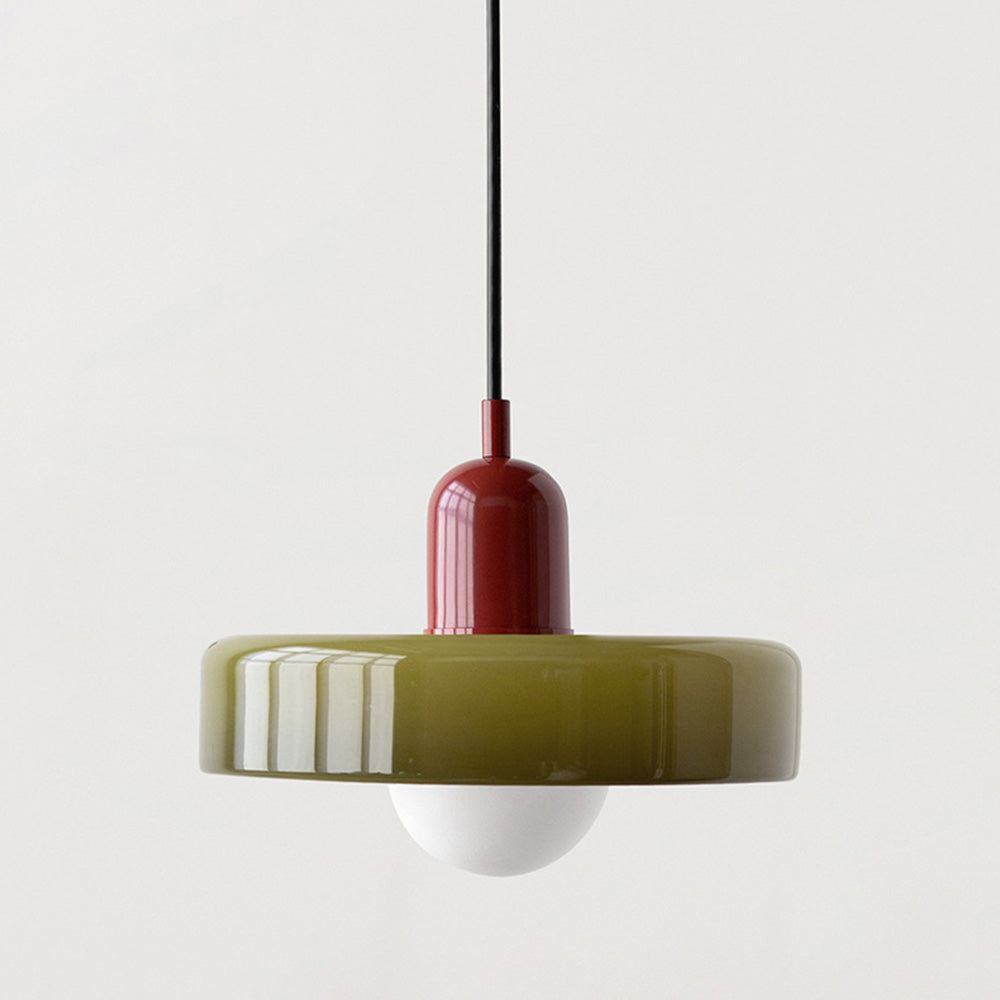Lámpara Colgante de Vidrio Estilo Vintage Luccon
