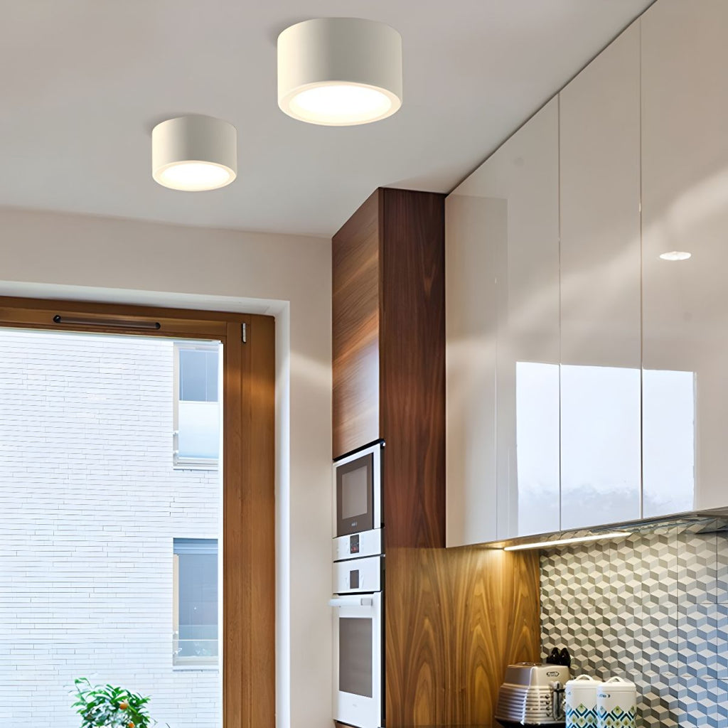 Lámpara de Techo LED Compacta Luffon Montada en Superficie Redonda
