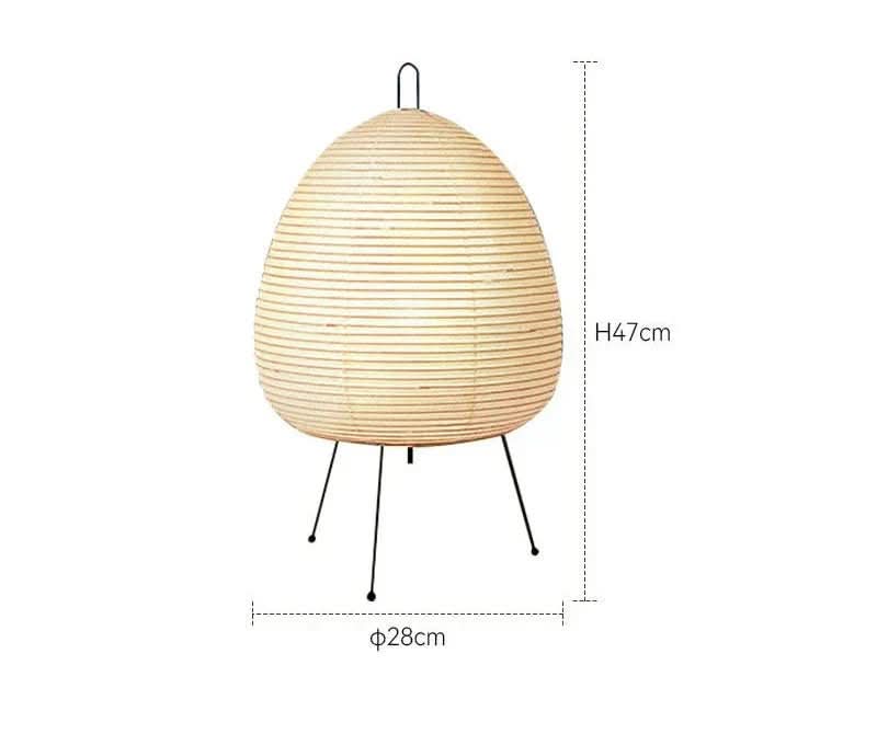 ShiraLight – Lámpara de mesa de papel de arroz con diseño japonés