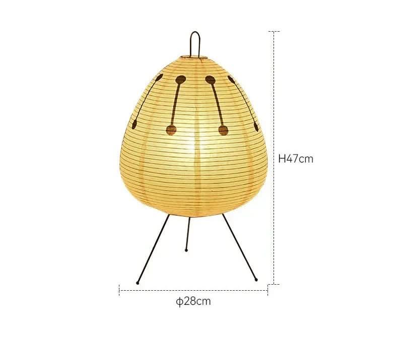 ShiraLight – Lámpara de mesa de papel de arroz con diseño japonés