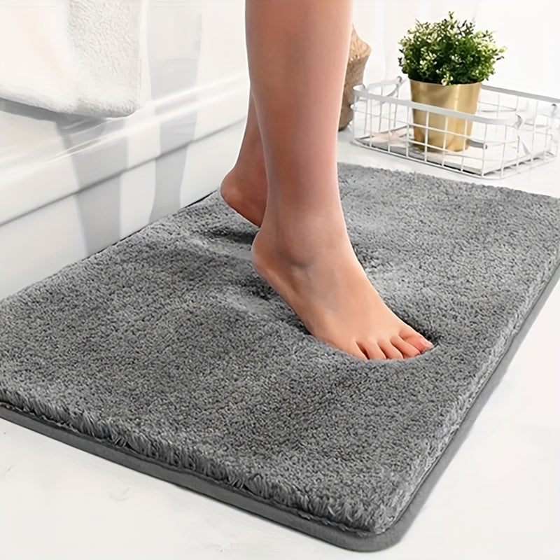 LuxaMat Alfombra de Baño Suave y Acolchada – Confort de Lujo con Base Antideslizante
