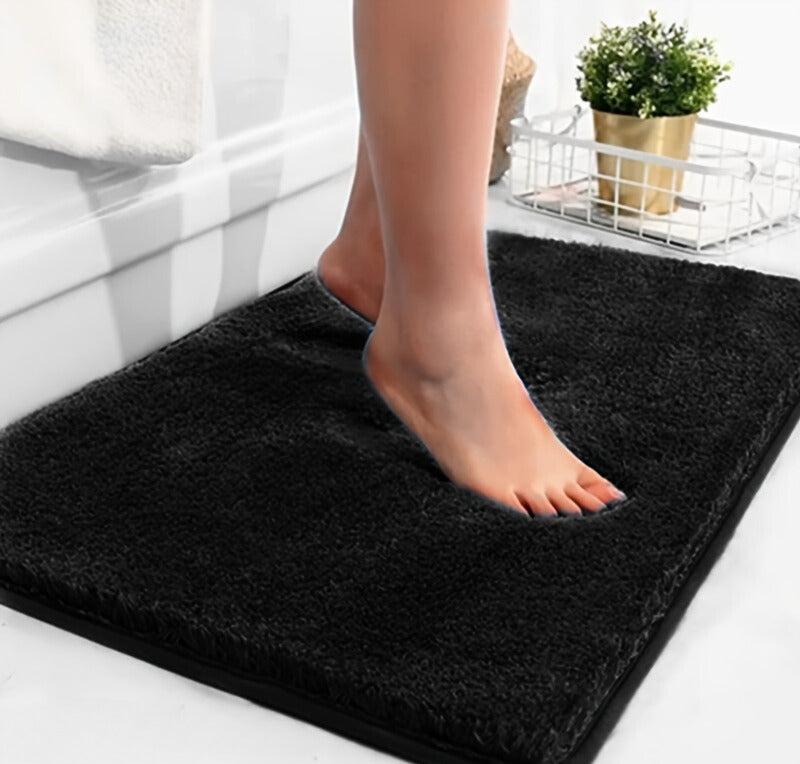 LuxaMat Alfombra de Baño Suave y Acolchada – Confort de Lujo con Base Antideslizante