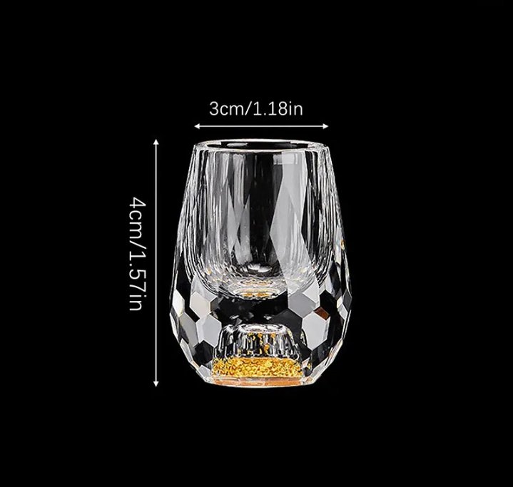 CrystalElegance Vasitos - Set de Cristales de Lujo para Ocasiones Festivas