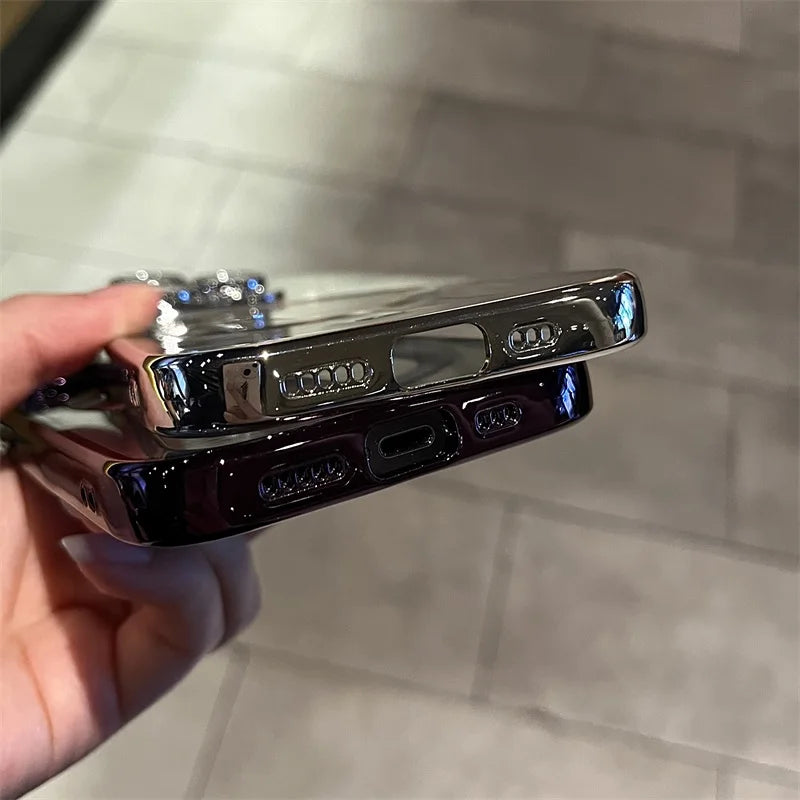 Funda Magnética Suave Transparente para iPhone