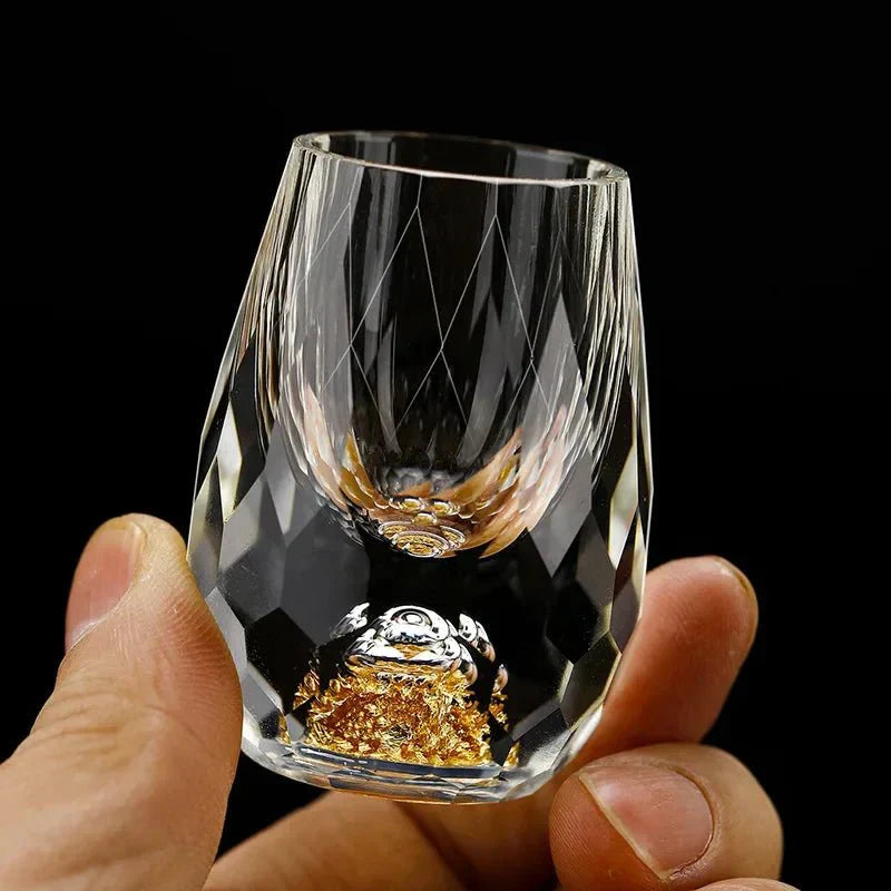 CrystalElegance Vasitos - Set de Cristales de Lujo para Ocasiones Festivas