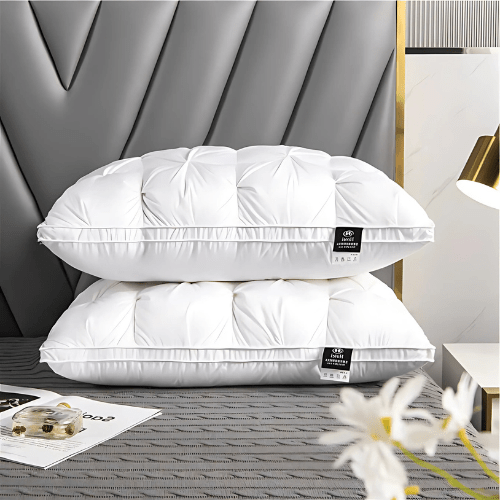 DREAMFEATHER – Oreiller en duvet d'oie de luxe pour un sommeil réparateur