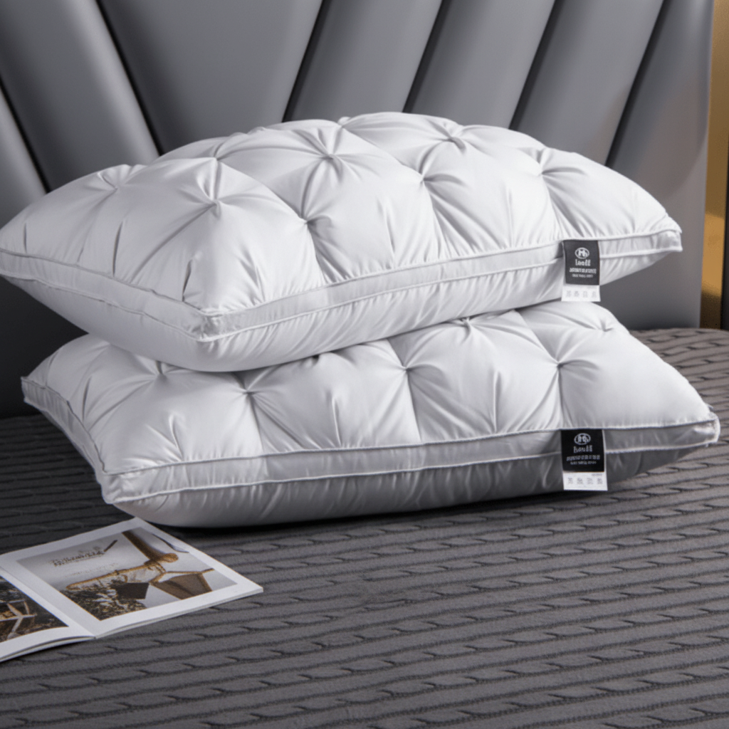 DREAMFEATHER – Oreiller en duvet d'oie de luxe pour un sommeil réparateur