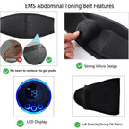 EMS TRAINER - Entrenador muscular eléctrico para la estimulación específica de los músculos abdominales para un entrenamiento efectivo en la vida diaria