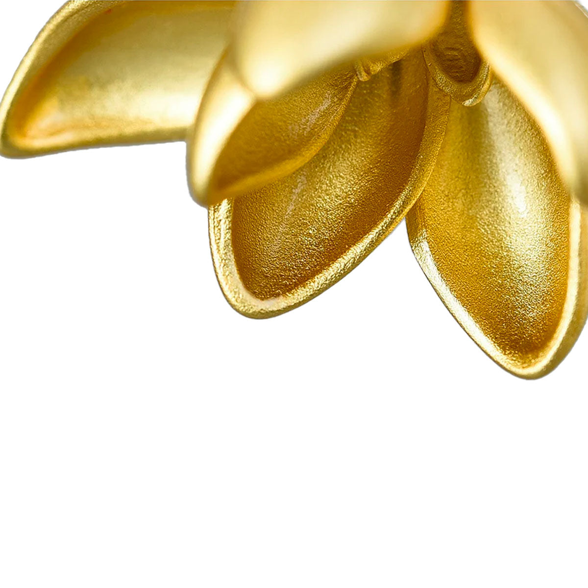 Pendientes Dangle de Flor de Magnolia