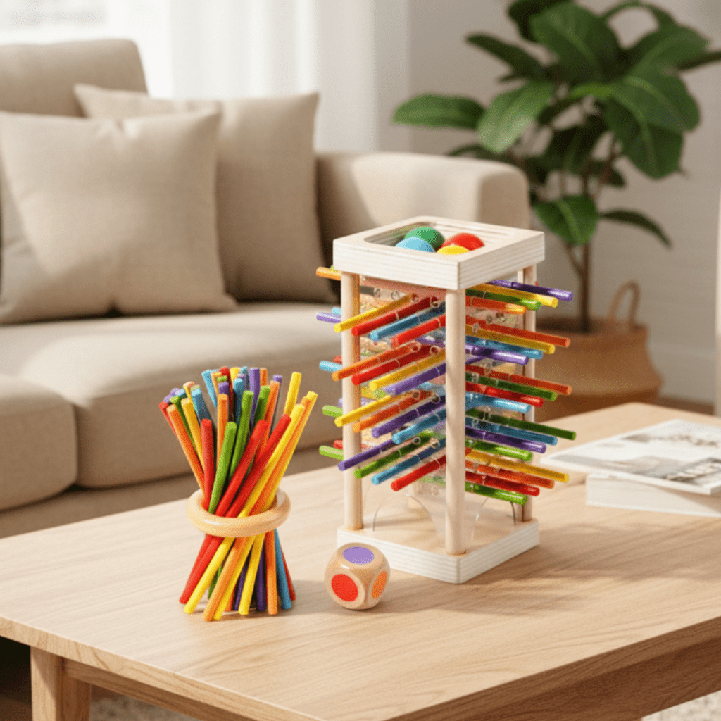 COUNTISTIX – Ensemble de bâtonnets de comptage Montessori pour la croissance cognitive et la coordination