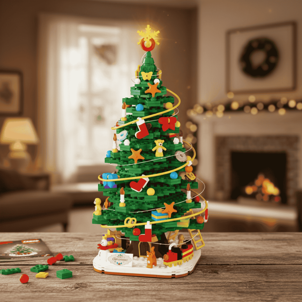 Calendario de Adviento de Navidad de 1102 piezas para recuerdos creativos de las fiestas