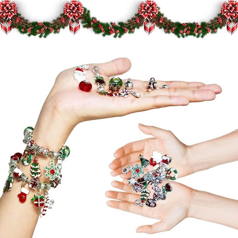 JOYBRACE – Calendario de Adviento Pulsera de Navidad DIY para 24 Días de Placer Creativo