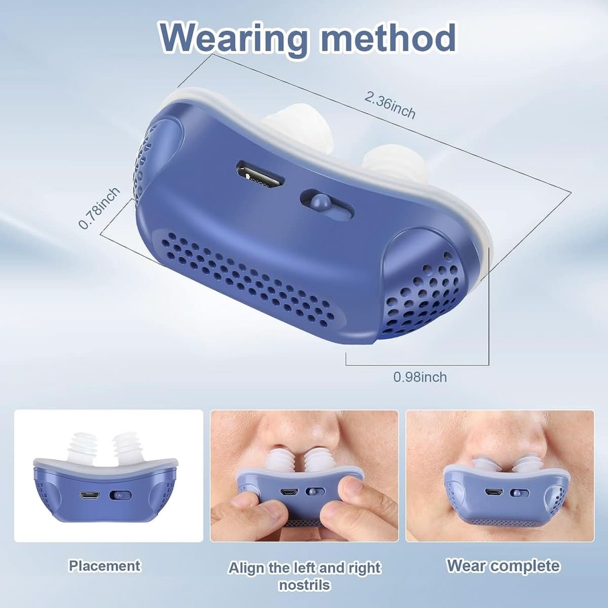 Mikroatmung – Dispositivo CPAP sin máscara para un sueño tranquilo y respiración libre