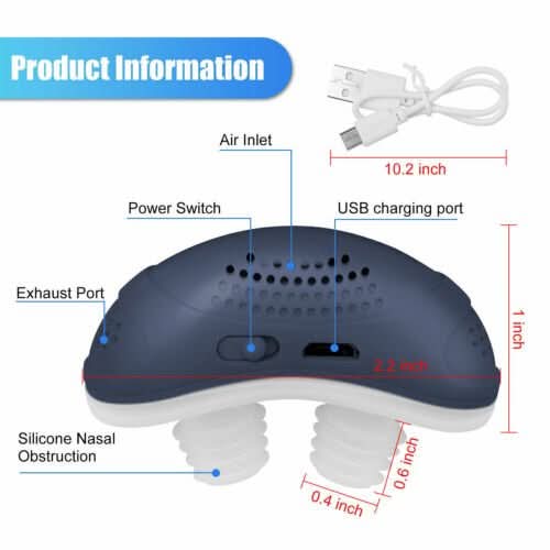 Mikroatmung – Dispositivo CPAP sin máscara para un sueño tranquilo y respiración libre
