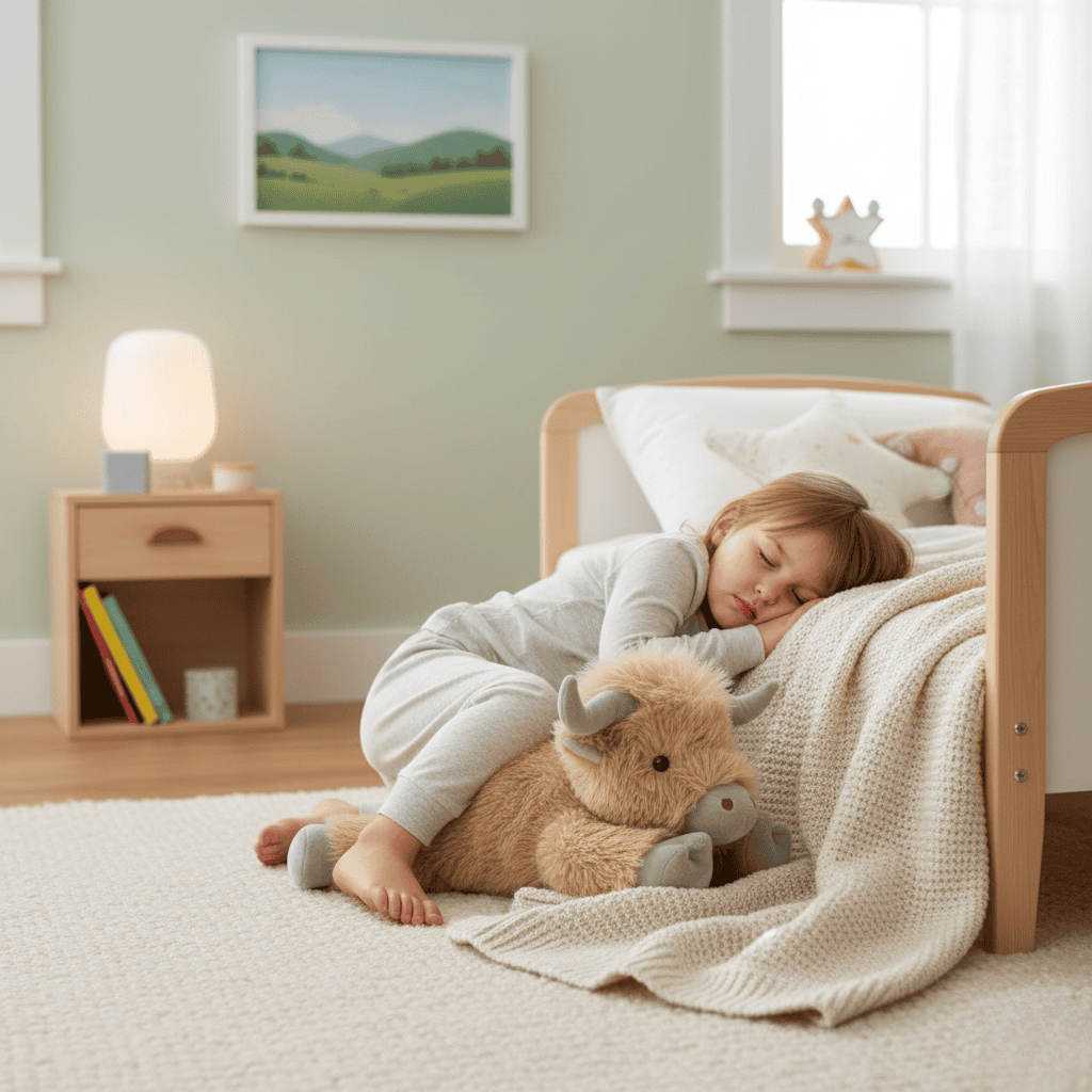 HEATHERMO – Charmant jouet en peluche de vache des Highlands avec un charme rustique et douillet