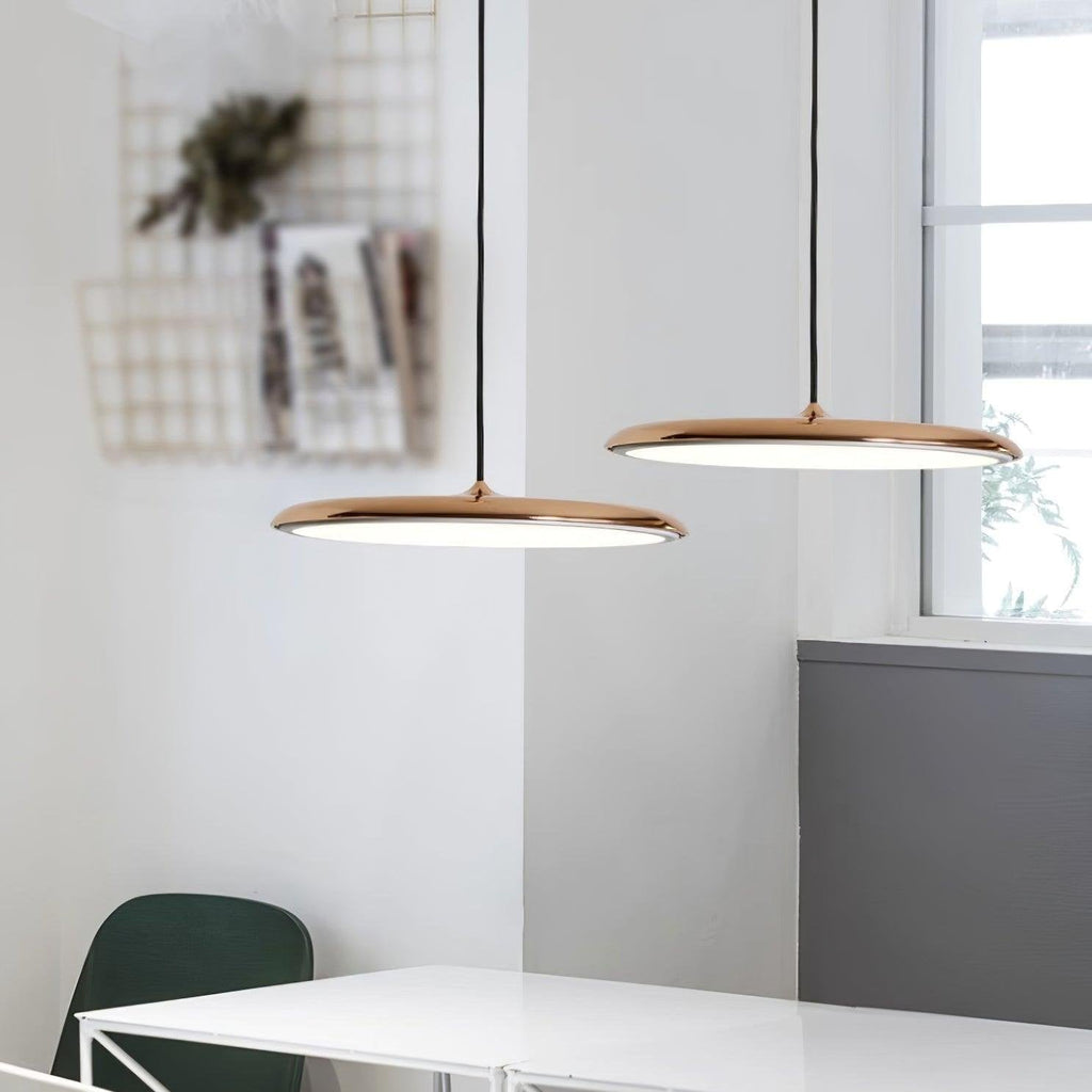 PureGlow - Lámpara colgante con luz suave y estilo elegante para interiores modernos